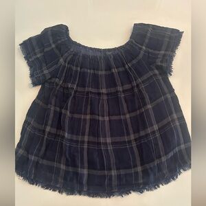 French Connection plaid top